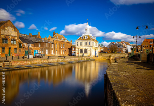 A view of King's Lynn, a seaport and market town in Norfolk, England