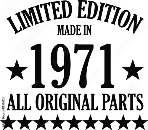 limited edition 1971