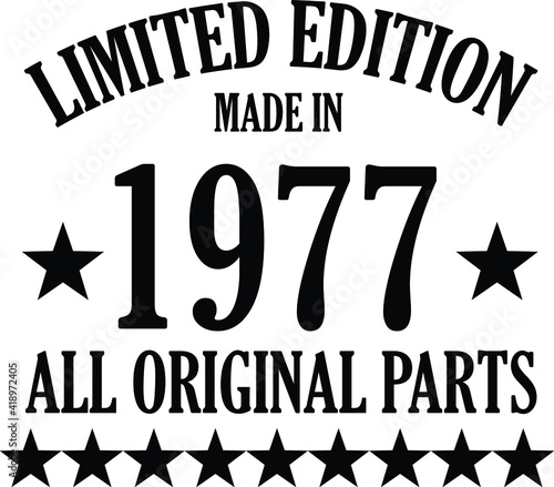 limited edition 1977