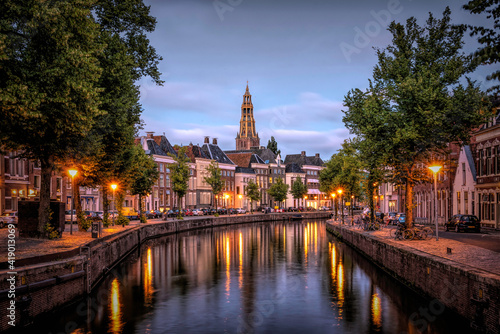 the Hoge der Aa in the city of Groningen. The Netherlands