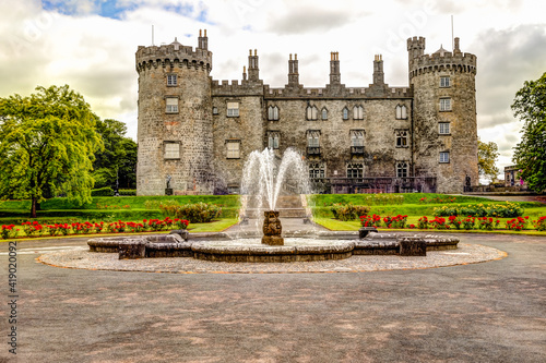 Scenery at Kilkenny Castle in Ireland