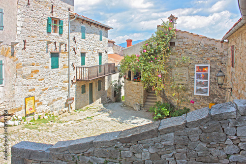 Small town Motovun in Croatia