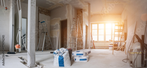 rebuilding an Old real estate apartment, prepared and ready for renovate