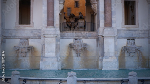Rome - The Fontana Dell'acqua Paola