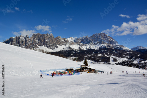 the beautiful valley of cortina d'ampezzo