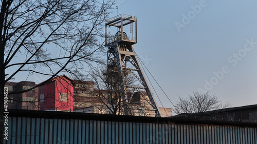 Wieża szybowa (górnictwo), krajobraz industralnego górnego ślaska