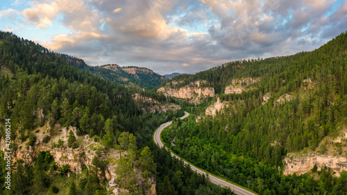 Spearfish Canyon Scenic Byway, South Dakota Black Hills - scenic drive