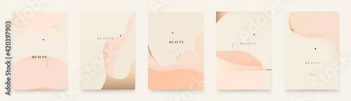 Contemporary abstract universal background templates. Minimalist aesthetic.