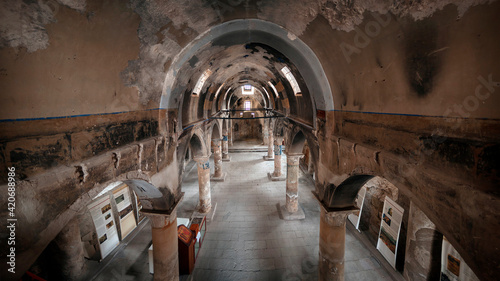 CAPPADOCIA, TURKEY Inside the old Greek Orthodox Church of Saints Helena and Constantine in Mustafapasha (also known as "Sinasos"), Nevsehir.