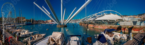 Porto Antico di Genova center of interest for tourism