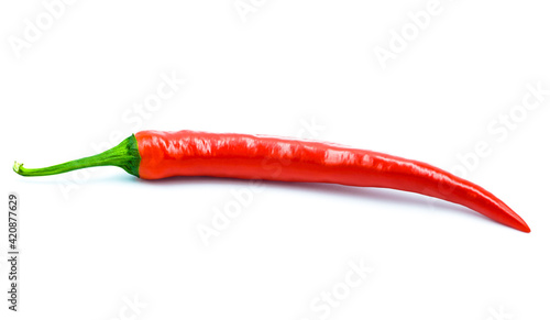 Chilli pepper isolated on white background