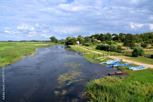 river, water, active recreation, Biebrza,