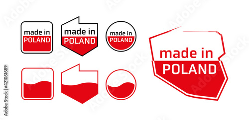 wyprodukowano w polsce PRODUKT POLSKI made in poland znak ikona symbol na opakowania