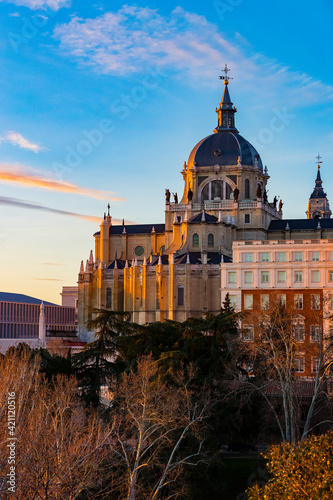 Elements of the architecture of Spain's capital city of Madrid.