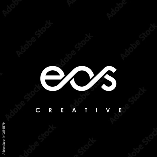 EOS Letter Initial Logo Design Template Vector Illustration