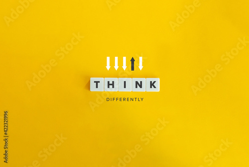 Think Differently Concept and Banner.