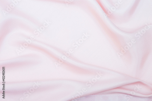 Abstract pink fabric texture background, silky pink fabric background
