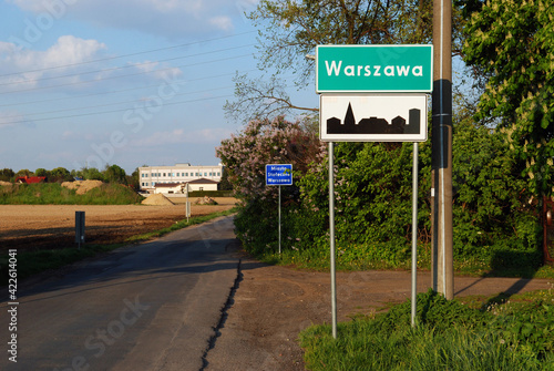 Warszawa - wjazd do miasta