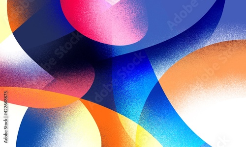 the colorful gradient and noise background. colorful pattern illustration for wallpaper, poster, flyer, and any design. multicolor gradation and noise texture.