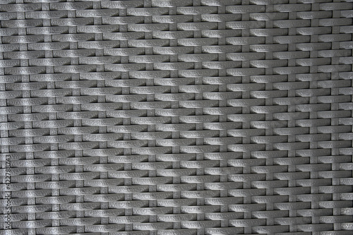 black rattan texture as background, backdrop