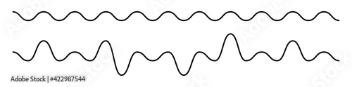 Wavy, zig-zag, criss-cross lines, stripes vector element