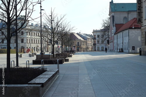 Poland. Lublin. Litewski Square in the morning.