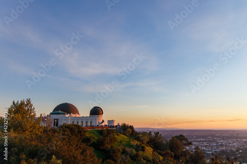 Los Angeles Observatory in sunrise