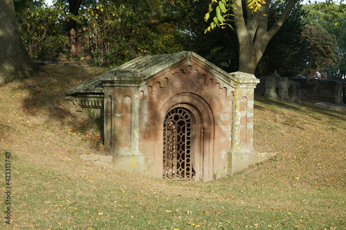 Old tomb mausoleum