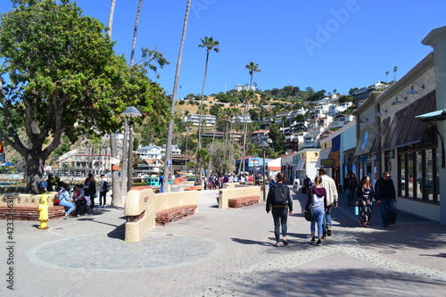 Avalon one of two towns on Catalina Island located off the Southern California coast