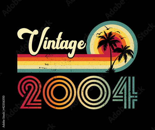 Vintage 2004 Birthday T-shirt