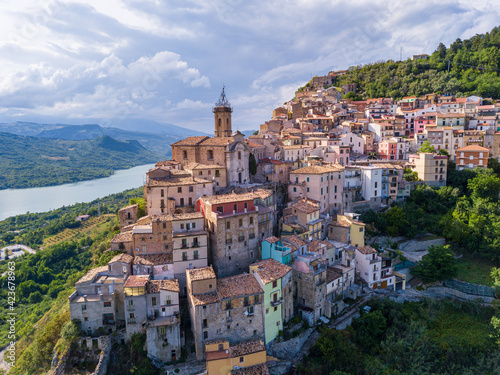 View of Colledimezzo, Chieti, Abruzzo, Italy