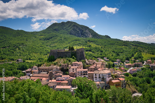 Aerial View of Cerro al Volturno, Isernia, Abruzzo