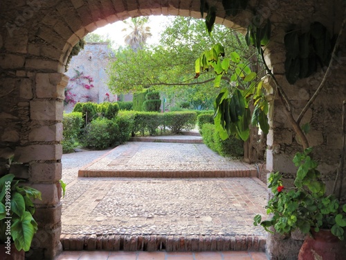 Ancient Mexican manor-hacienda