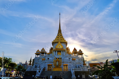 Wat Traimit is in Bangkok, Thailand, a temple with a big golden Buddha. Located in Chinatown, Yaowarat Rd.