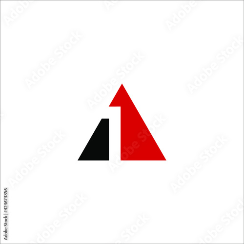 A1 logo design vector sign