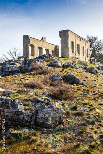 Ruins of Kamyk, village Osek near Rokycany, Pilsen region, Czech republic