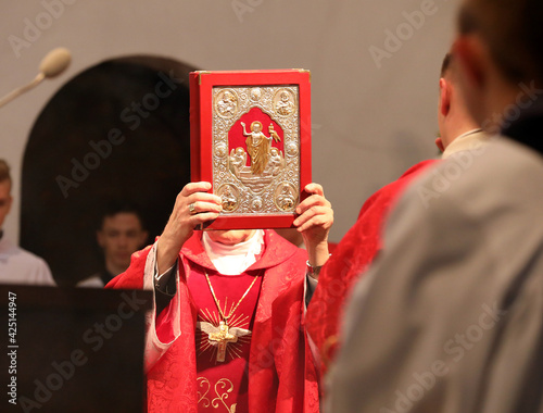 The bishop provides the Sacrament of Confirmation 