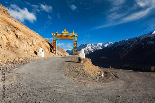 Gates of Ki gompa, Spiti Valley, Himachal Pradesh