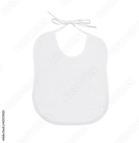 baby bib isolated on white background