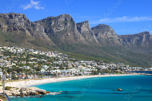 view of the coast of Cape Town, South Africa 