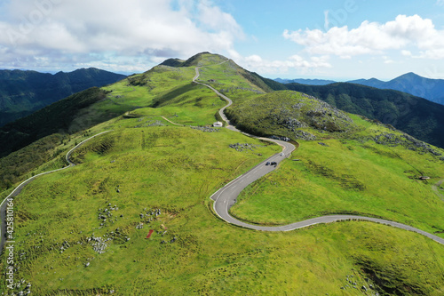 高知県梼原町 五段高原の風景