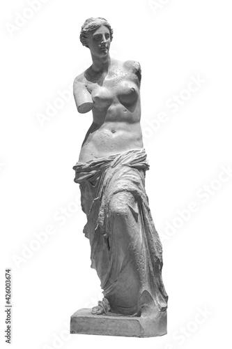 Aphrodite of Melos Venus de Milo statue in Louvre Paris