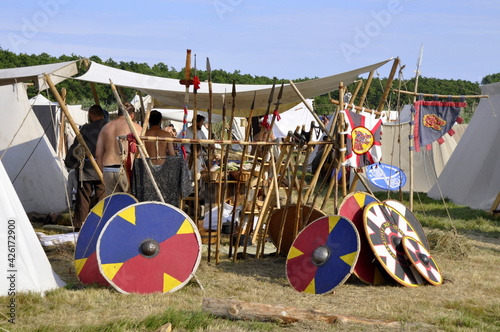 Festiiwal Słowian i Wikingów teren obozu, Wolin, Jomsborg 