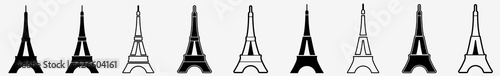 Eiffel Tower | Tower | Emblem | Logo | Variations