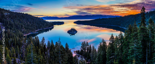 Sunrise on Emerald Bay, Lake Tahoe