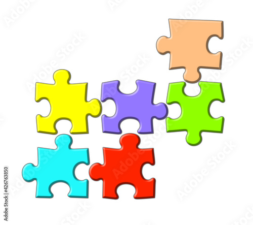 puzzle kolorowe
