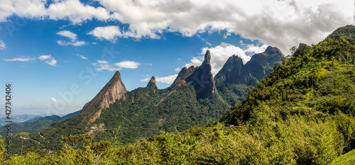 God´s Finger peak in Teresopolis Mountains, Rio de Janeiro, Brasil