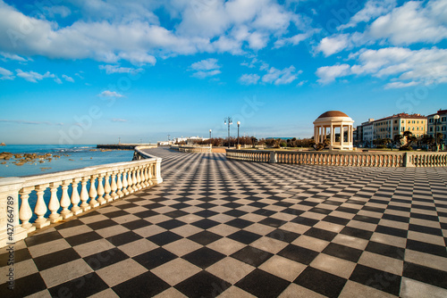 A view of the Mascagni Terrace Livorno