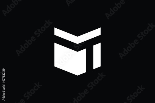 Creative Innovative Initial MT logo and TM logo. MT Letter Minimal luxury Monogram. TM Professional initial design. Premium Business typeface. Alphabet symbol and sign.