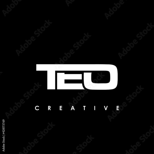 TEO Letter Initial Logo Design Template Vector Illustration